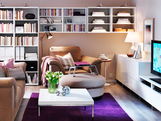 Ockham's Razor clean living room arrangement