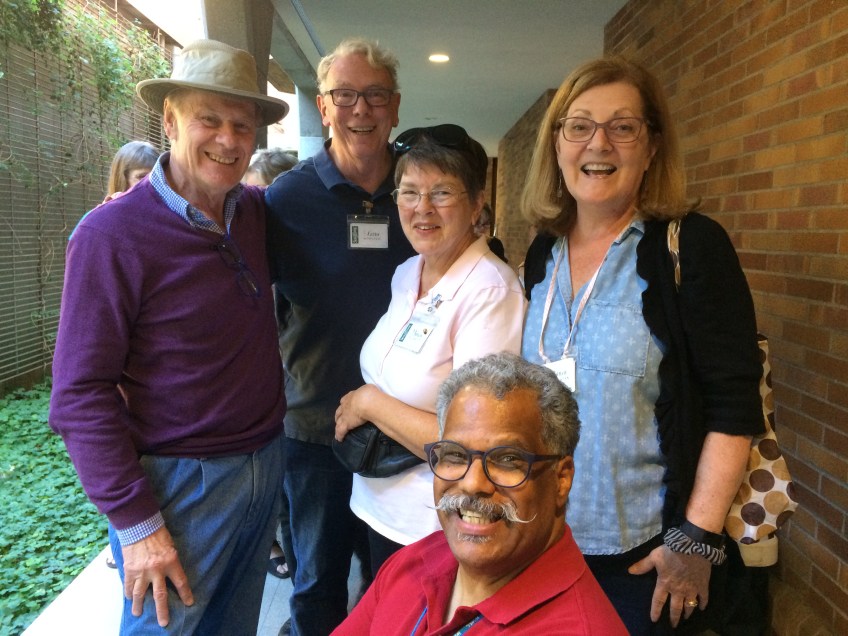 Classmates gather at Show and Share at week's end