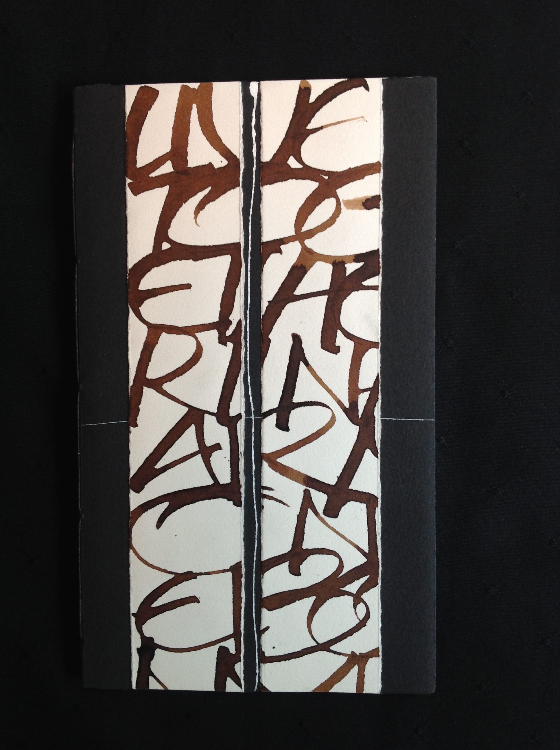 Ebony and Ivory. Mixed media on Arches watercolour paper.