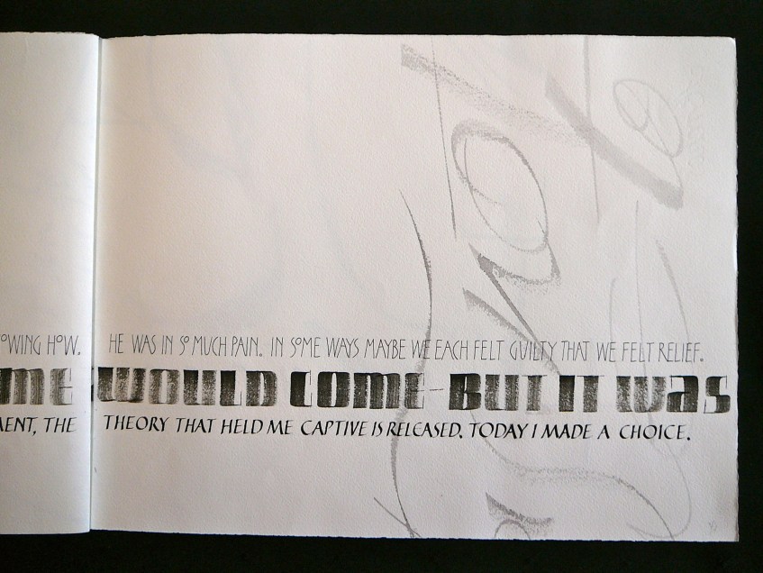 Compassion. Sumi and gouache on Arches Text Wove.