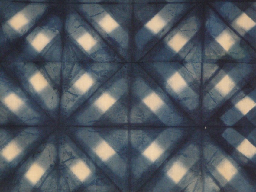 Indigo; cotton dyed with indigo