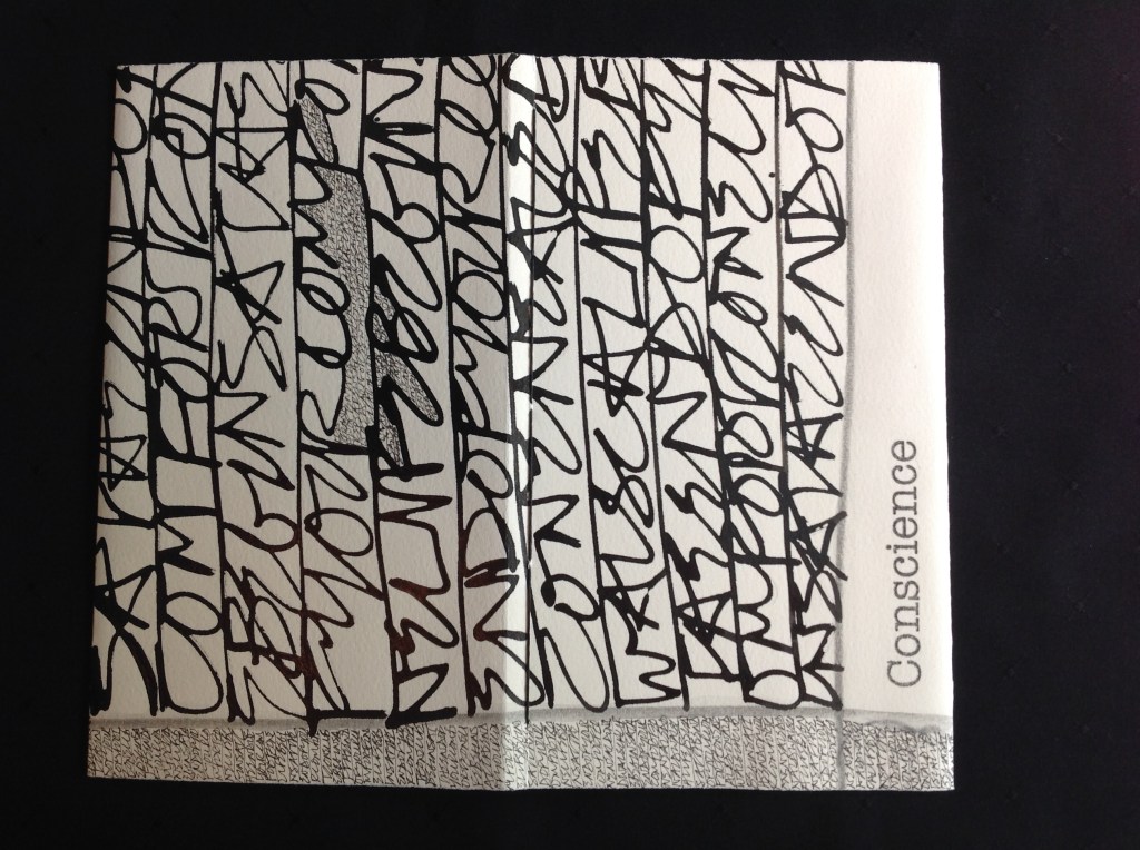 Conscience. Front and back covers.