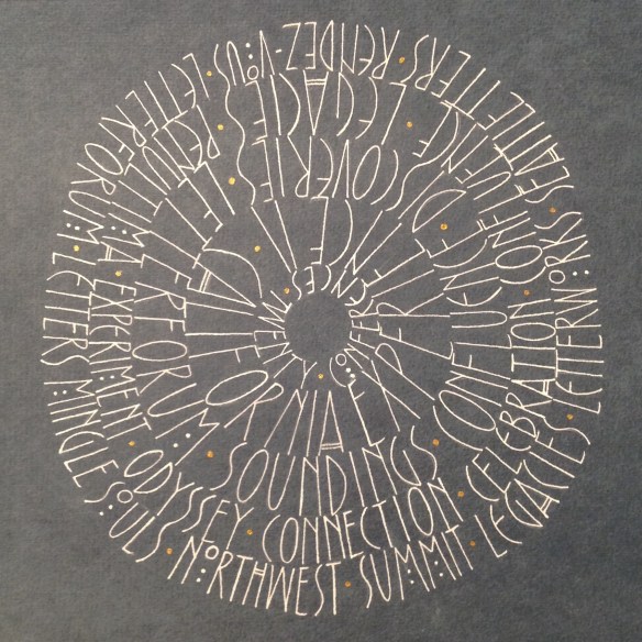 List of 20 international calligraphy conferences attended.