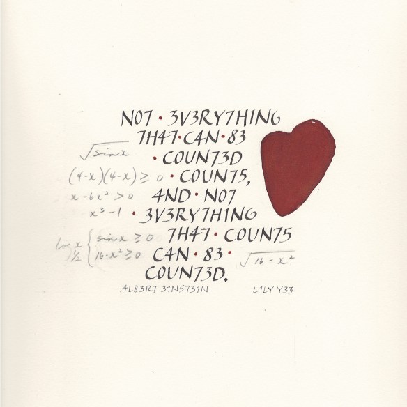 3 Numbers as Letters