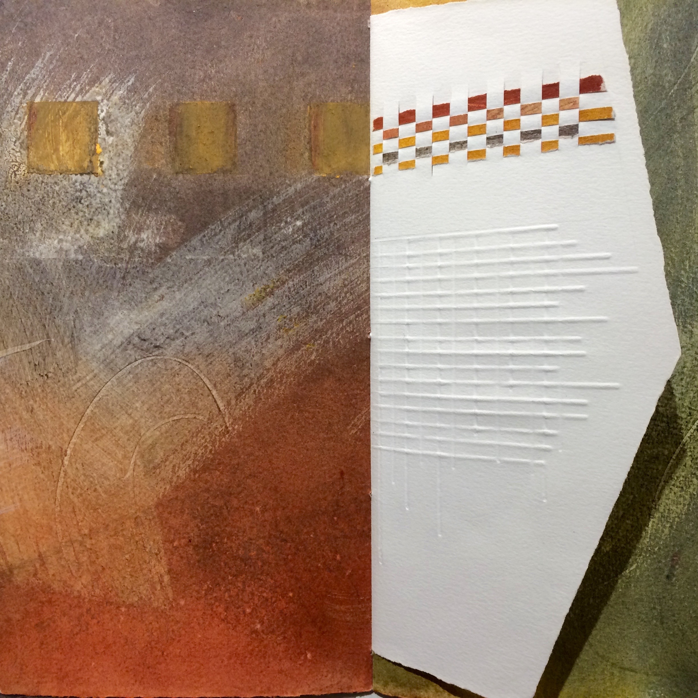 Weaving and embossing