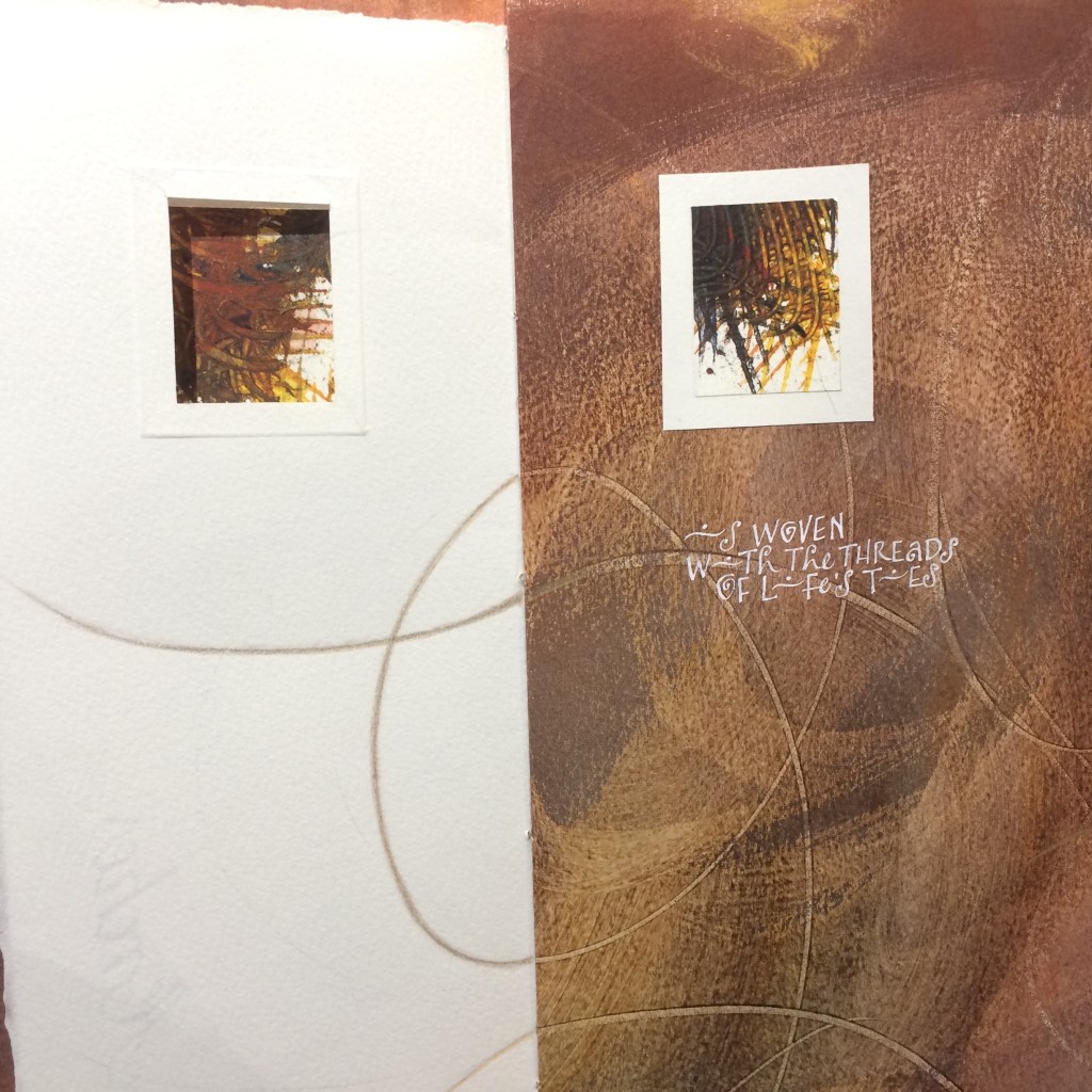 is woven with the threads of life's ties