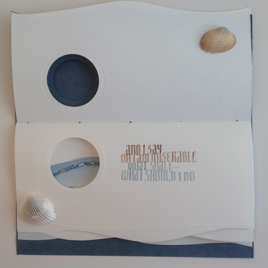 and I say, "Oh, I am miserable; what shall...what should I do?"