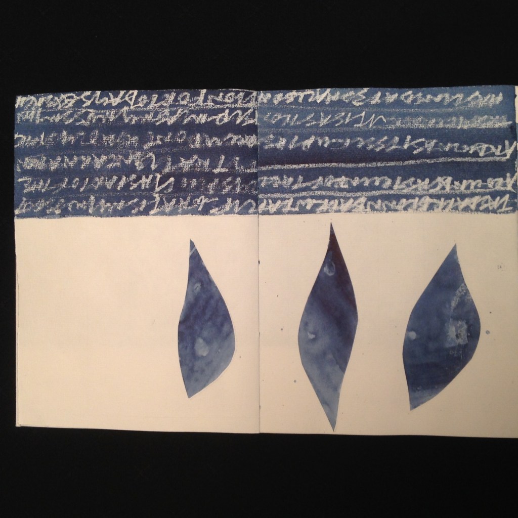 China marker and collage.