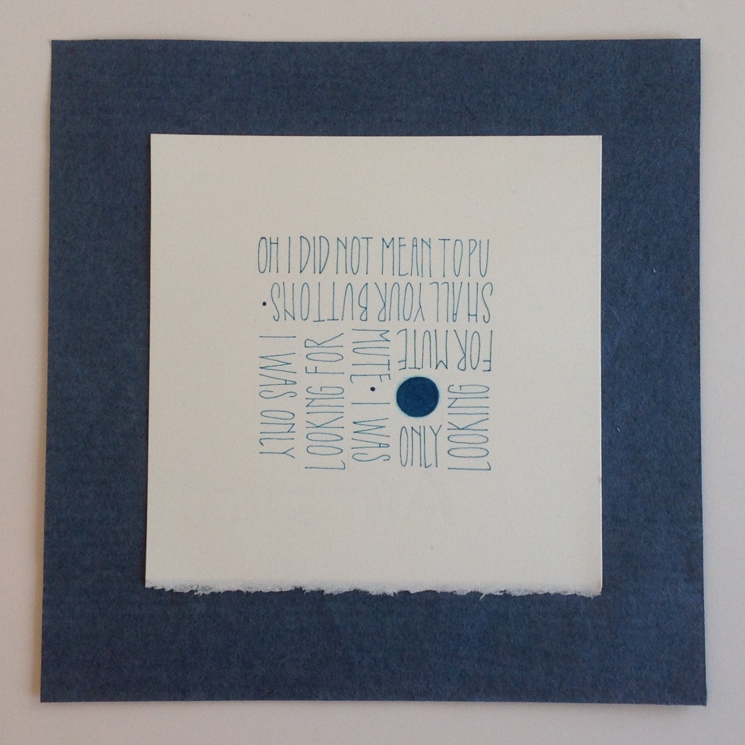 Oh, I did not mean to push all your button. I was only looking for mute.