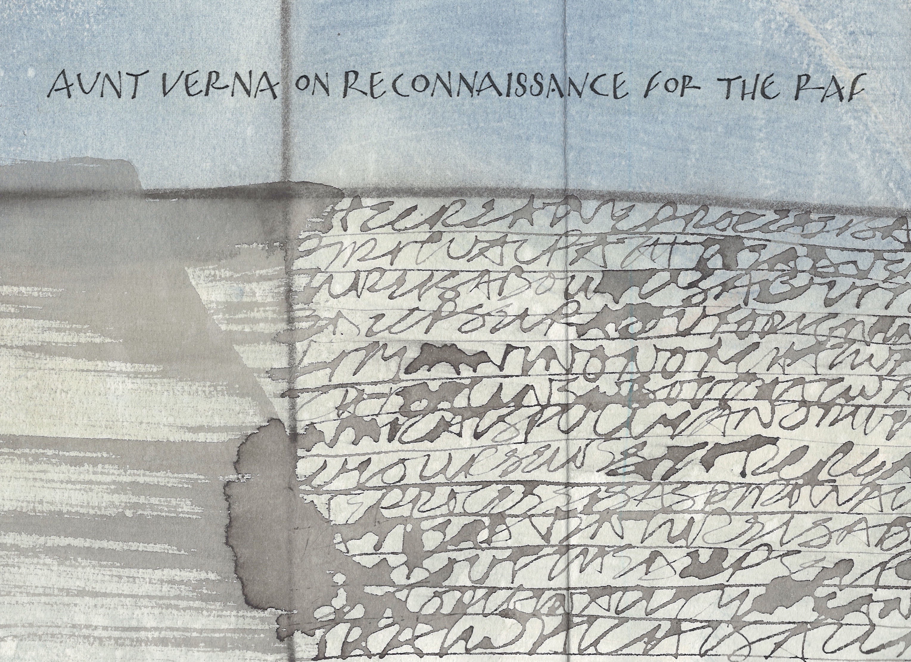 Aunt Verna on reconnaissance for the Royal Air Force