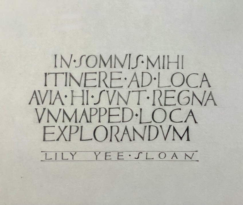 In somnis mihi itinere ad loca avia. Hi sunt regna unmapped loca explorandum.