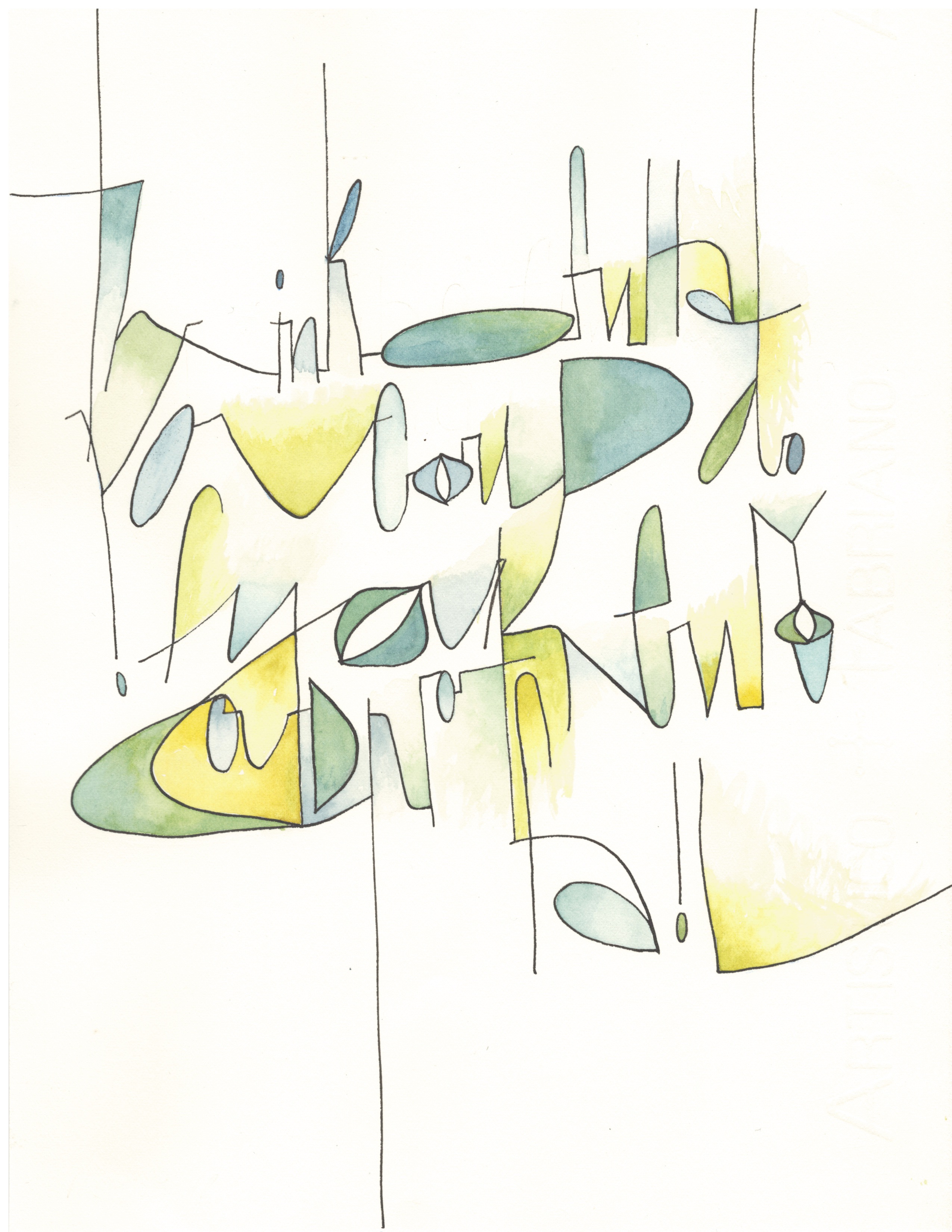 Layer 1 of text and colours.