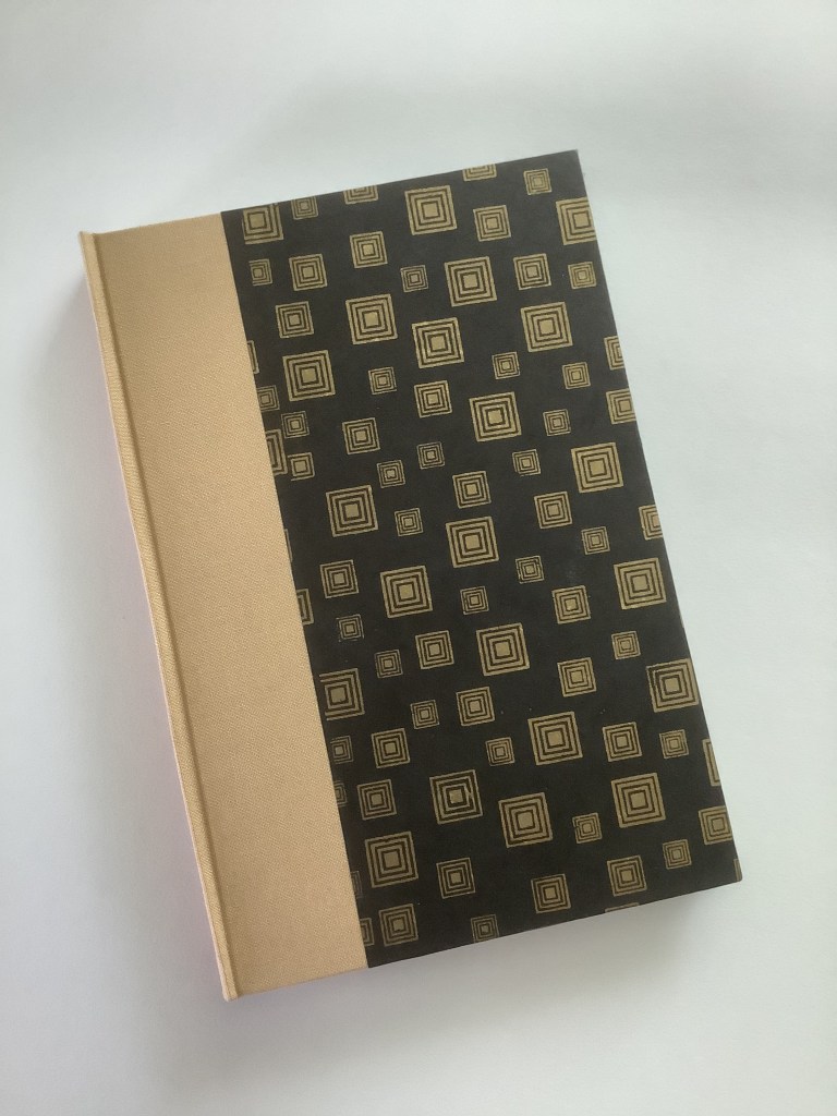 German Bradel binding with hollow spine.