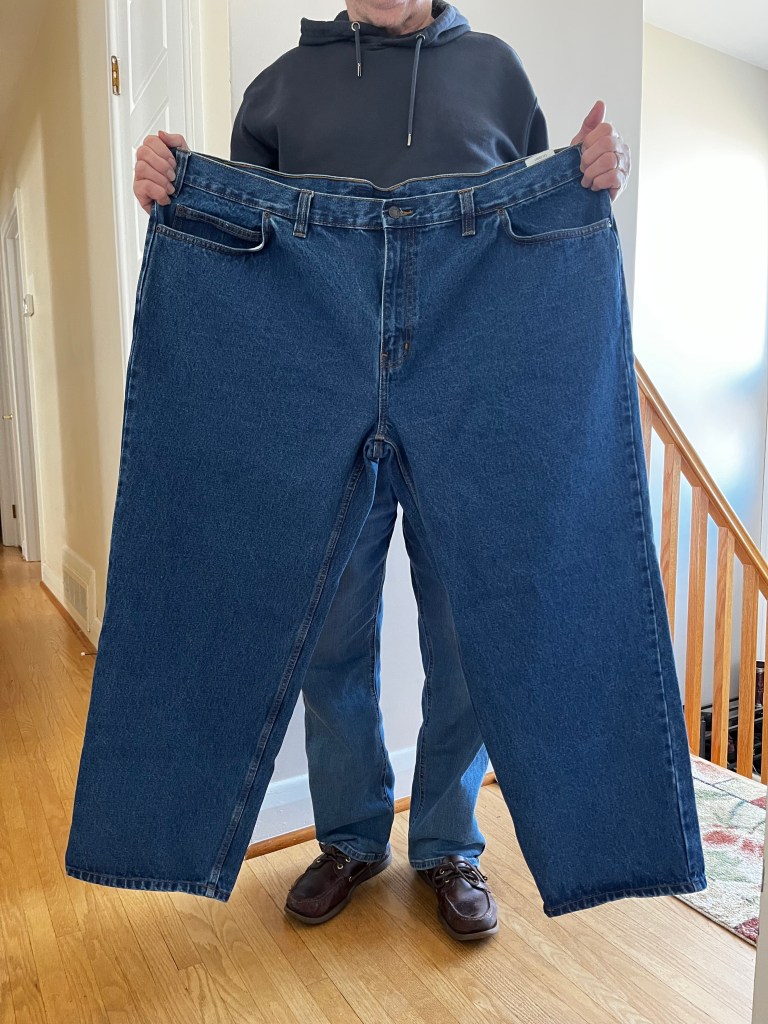 Every bag begins with a pair of jeans