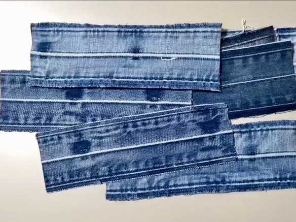 Waistbands ready to be assembled