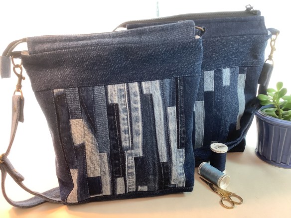 Vertical Patchwork Crossbody